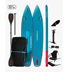 Starboard SUP Starboard 12'6" X 30" Touring Deluxe Lite Inflatable SUP with Kayak Set