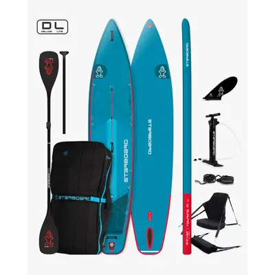 Starboard 12'6" X 30" Touring Deluxe Lite Inflatable SUP with Kayak Set