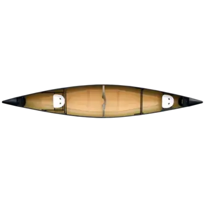 Clipper Canoe Mackenzie 20' UL w/ Black Trim & Additional Wood Web Seat