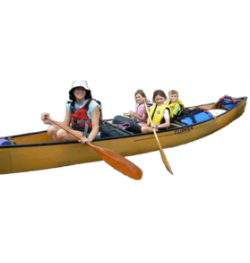 Clipper Canoe Clipper Canoe Mackenzie 18'6" Ultralight w/ Black Trim & Two Wood Web Seat