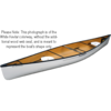 Clipper Canoe Mackenzie 18'6" Ultralight w/ Black Trim & Two Wood Web Seat