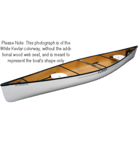 Clipper Canoe Clipper Canoe Mackenzie 18'6" Ultralight w/ Black Trim & Two Wood Web Seat