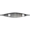 Clipper Canoe Ranger 16' Fiberglass, White with Skid Plates Installed