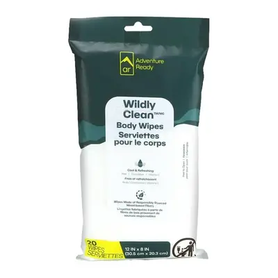 Adventure Ready Wildly Clean Body Wipes - 20 Wipes