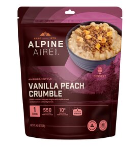 AlpineAire Foods AlpineAire Vanilla Peach Crumble - One Serving