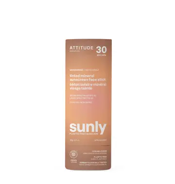 Sunly Sunly Tinted Mineral Sunscreen Face Stick SPF 30 Unscented