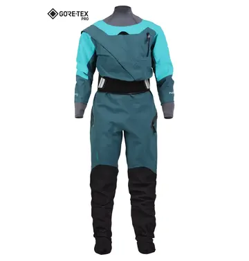 NRS NRS Axiom Women's Gore-Tex Pro Dry Suit Mediterranea/Aqua XS