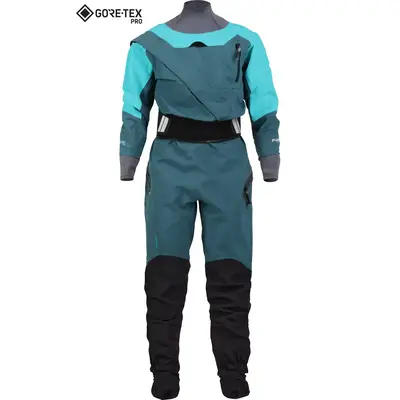 NRS Axiom Women's Gore-Tex Pro Dry Suit Mediterranea/Aqua XS