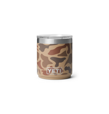 Yeti Yeti Rambler 10 oz / 295 mL Stackable Lowball with Magslider Lid Wetlands Camo