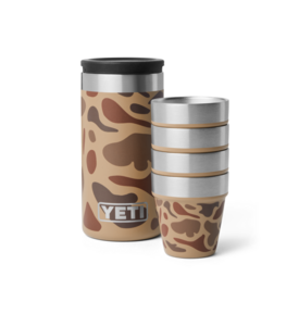 Yeti Yeti Shot Glasses With Carrying Case Wetlands Camo