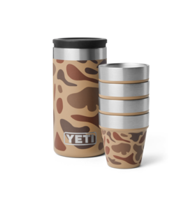 Yeti Yeti Shot Glasses With Carrying Case Wetlands Camo