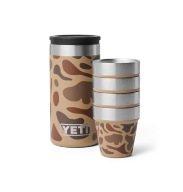 Yeti Yeti Shot Glasses With Carrying Case Wetlands Camo
