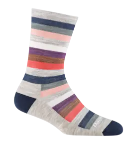 Darn Tough Darn Tough Mystic Stripe Cushioned Lightweight Lifestyle Crew Sock Women's 1644
