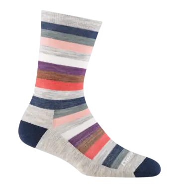 Darn Tough Darn Tough Mystic Stripe Cushioned Lightweight Lifestyle Crew Sock Women's 1644