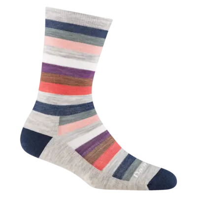 Darn Tough Mystic Stripe Cushioned Lightweight Lifestyle Crew Sock Women's 1644
