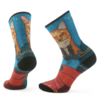Smartwool Targeting Cushion Geo Fox Print Hike Crew Sock Women's 2687