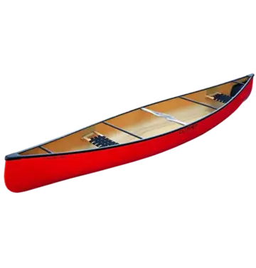 Clipper Canoe DEMO - Clipper Canoe Prospector 17' Fiberglass Red