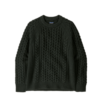 Patagonia Patagonia Recycled Wool-Blend Cable Knit Crewneck Sweater Men's