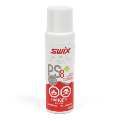 Swix PS8 Red -4C to 4C Glide Wax, 80ml