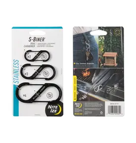 Nite Ize Nite Ize S-Biner® Stainless Steel Dual Carabiner Combo - 3 Pack