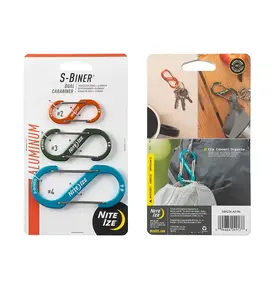 Nite Ize Nite Ize S-Biner® Aluminum Dual Carabiner #4 - 3 Pack