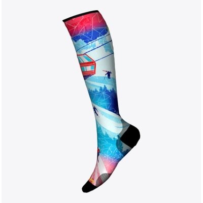 Smartwool Ski Zero Cushion OTC Ski Day Print Socks 2144