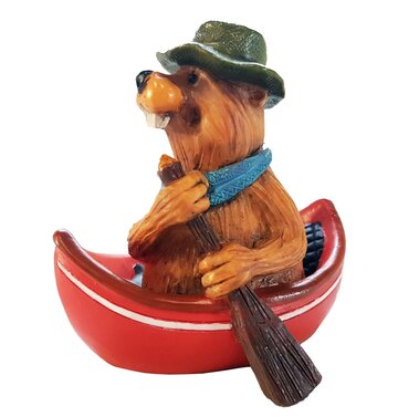 Peak Time Buddy The Beaver Paddling Ornament