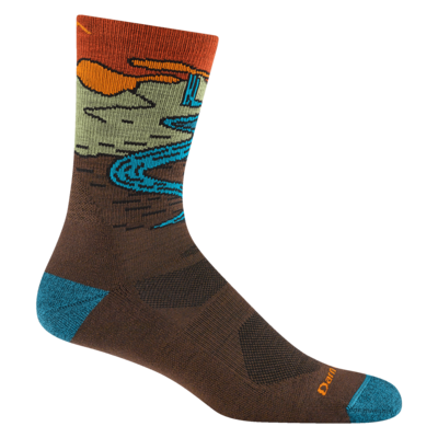 Darn Tough Chasing Waterfalls Cushioned Lightweight Hiking Micro Crew Sock Men's 5020