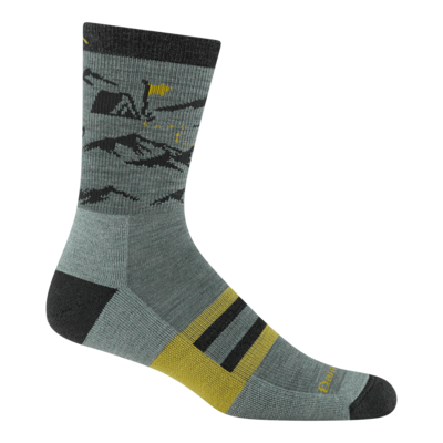 Darn Tough Hike Hut Cushioned Midweight Hiking Micro Crew Sock Men's 5021