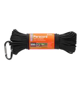 Survive Outdoors Longer SOL 500 Paracord 100ft Black
