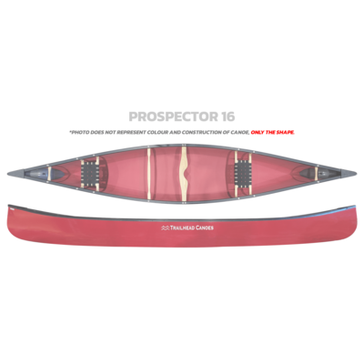 Trailhead Canoes Prospector 16 Basalt Innegra