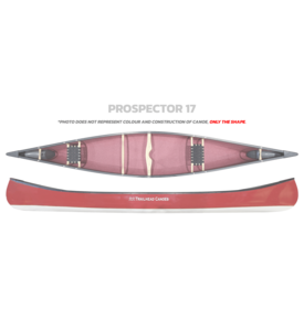 Trailhead Canoes Trailhead Canoes Prospector 17 Kevlar Lite / Wood Trim