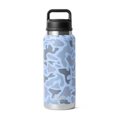 Yeti Rambler 36 oz / 1L Bottle w/ Chug Cap Blue Camo