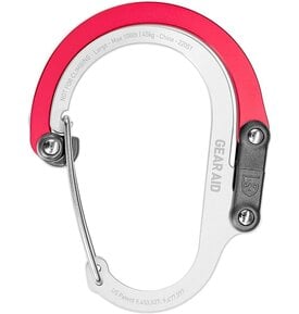 Gear Aid Heroclip Carabiner Hook Clip - Large Red