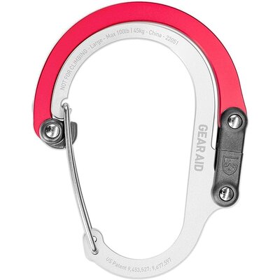 Heroclip Carabiner Hook Clip - Large Red