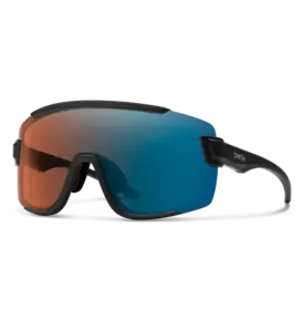 Smith Optics Smith Wildcat Sunglasses Matte Black with ChromaPop Glacier Photochromic Copper Blue Mirror Lens