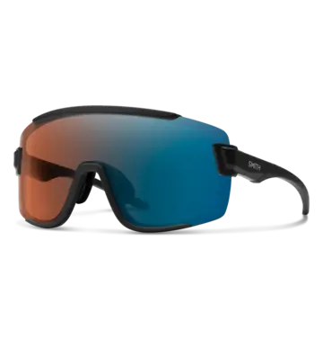 Smith Optics Smith Wildcat Sunglasses Matte Black with ChromaPop Glacier Photochromic Copper Blue Mirror Lens
