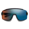 Smith Wildcat Sunglasses Matte Black with ChromaPop Glacier Photochromic Copper Blue Mirror Lens