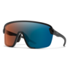 Smith Bobcat Sunglasses Matte Black with ChromaPop Glacier Photochromic Copper Blue Mirror Lens