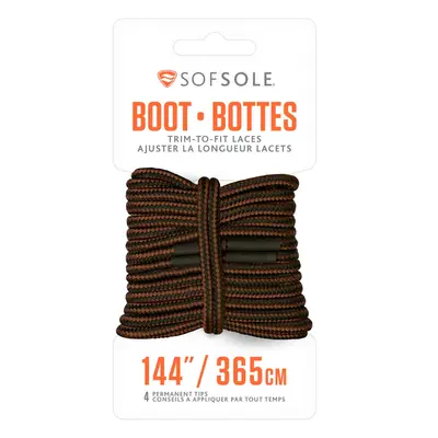 Sof Sole Trim To Fit Shoelaces Black/Brown 144"