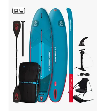 Starboard SUP Starboard 10'8" x 33" iGO Deluxe Lite Inflatable SUP with Kayak Set 2026