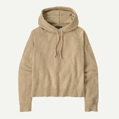 Patagonia Recycled Wool-Blend Hooded Pull Over Sweater Women's Dappled (Past Season)
