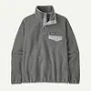 Patagonia Lightweight Synchilla Snap-T Pullover Women's Nickle w/Permafrost (Past Season)