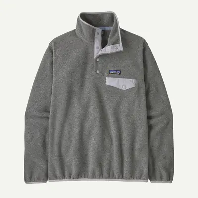 Patagonia Lightweight Synchilla Snap-T Pullover Women's Nickle w/Permafrost (Past Season)