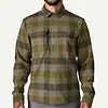Patagonia Canyonite Flannel Shirt Men's Trail Rider/Pond Green L