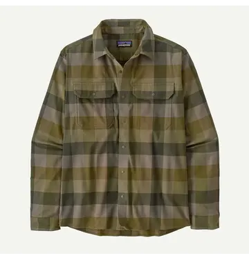 Patagonia Patagonia Canyonite Flannel Shirt Men's Trail Rider/Pond Green S