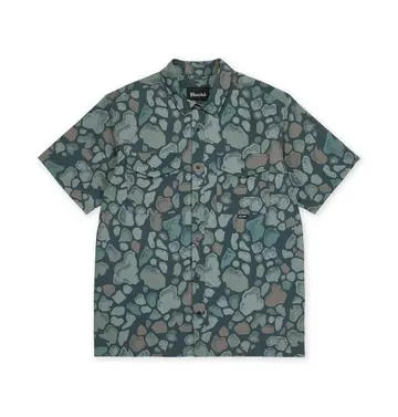 Hooke Hooke River Camo Short Sleeve Button Up Shirt Men's