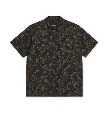 Hooke Hooke Seabed Short Sleeve Button Up Shirt Men's