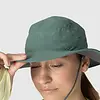 Women's Solar Roller Sun Hat Khaki-rice Embroidery XL