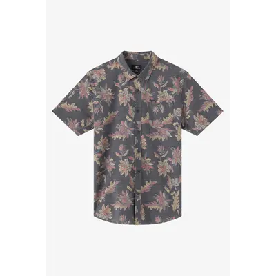 O'Neill UPF Slub Standard Woven Short Sleeve Button Up Shirt Men's